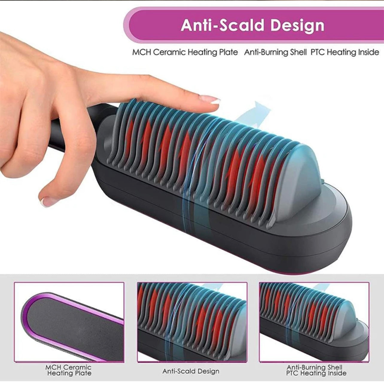 Ceramic Electric Hair Brush