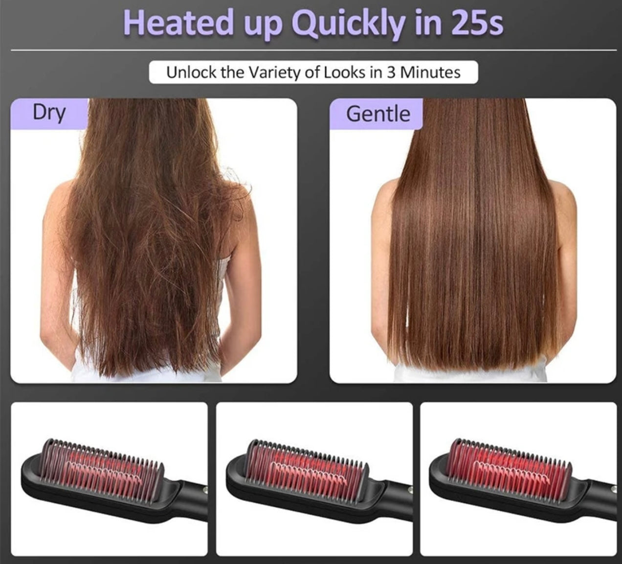 Ceramic Electric Hair Brush